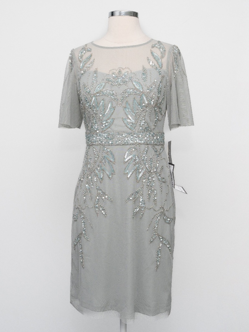 Adrianna Papell - Papell Studio Beaded Cocktail Dress - Picture 2 of 13